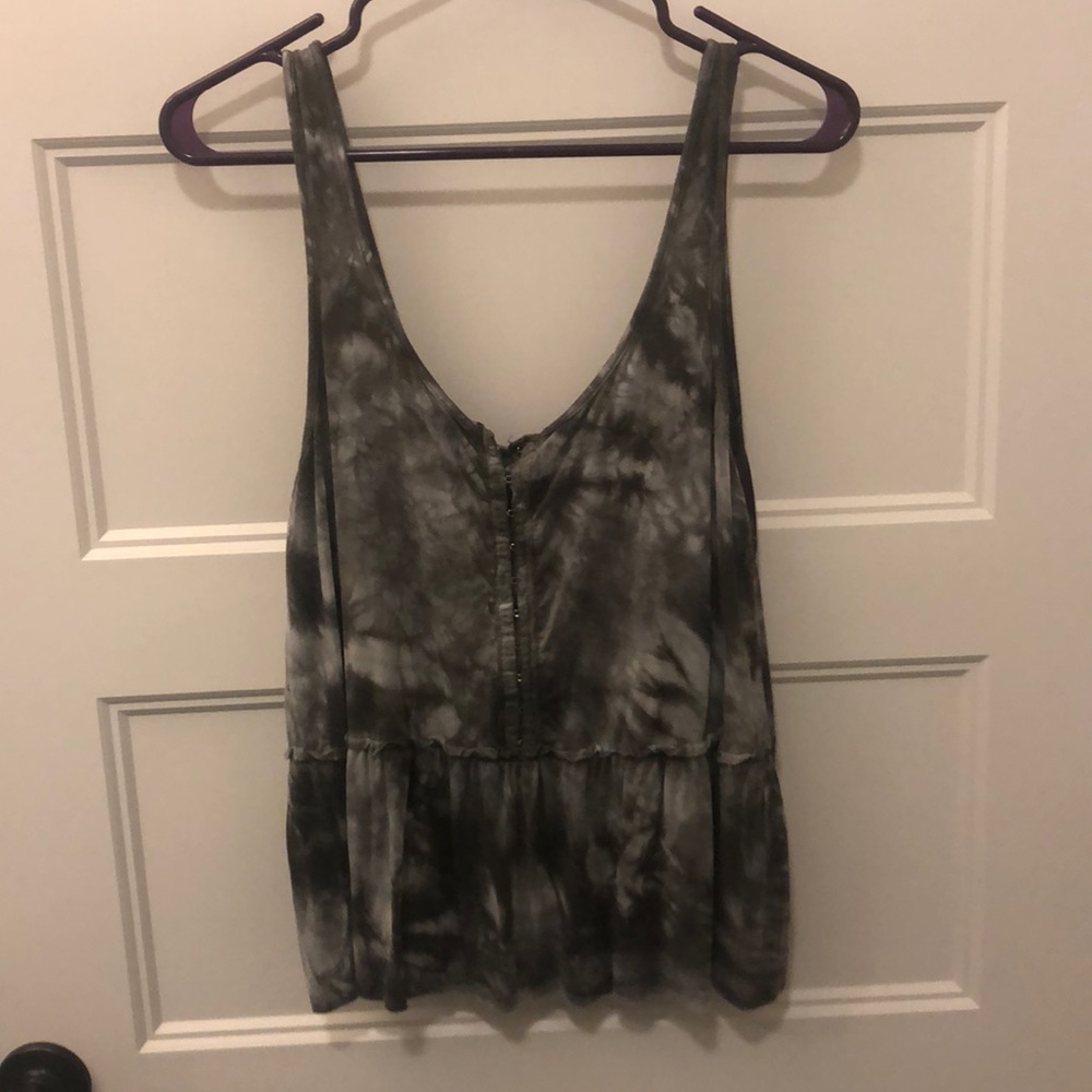 Tie dye blue American Eagle tank top